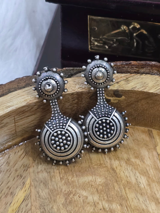 Earrings - silver cascades