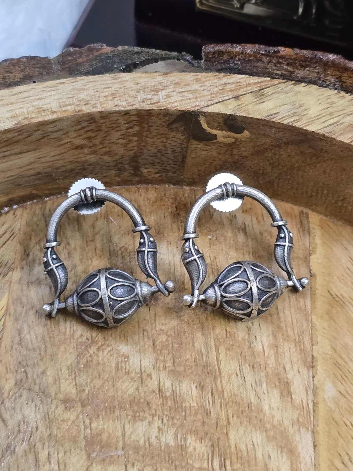 Earrings - bamboo