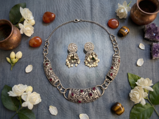 Heritage bloom necklace